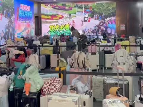 地铁自动补位行李箱墙太戳人