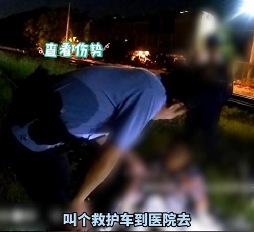 老人中暑暈倒在鐵軌旁 警民救助 齊心相助化險為夷