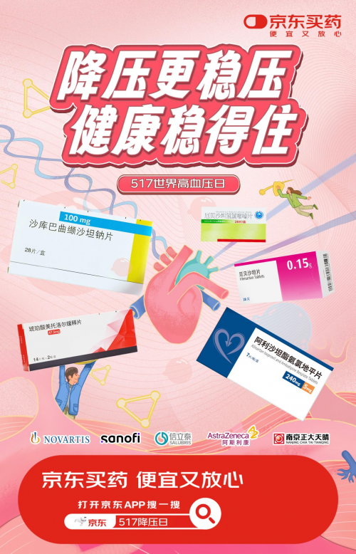 高血压“盯上”年轻人？京东买药联合国内外药企打响高血压年轻化阻击战