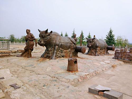 1200年前的黄河铁牛捞出后，为何露天摆放？