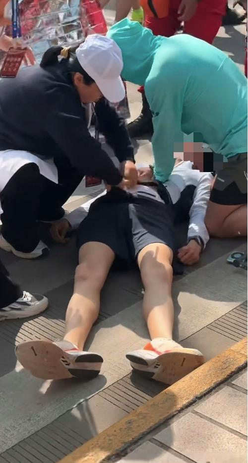 当地回应马拉松选手突发疾病倒地