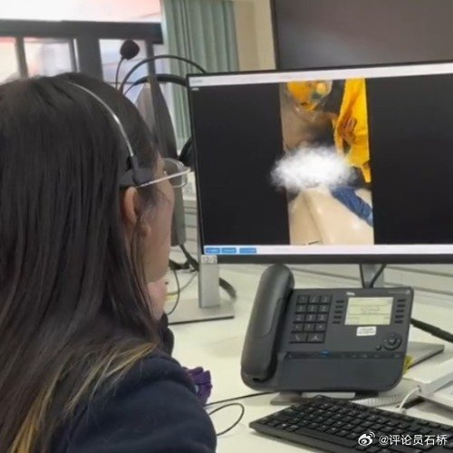 男子兼职送外卖的路上救了个人