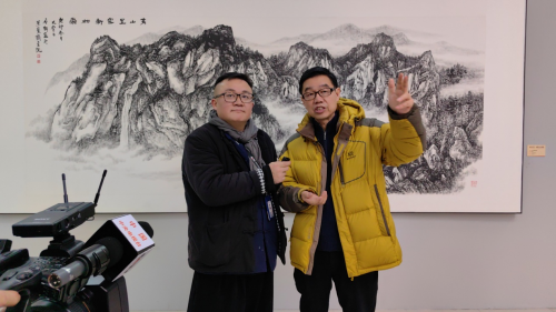 中国国家画院开展当代八大名家焦墨山水——专访荣宝斋画院院长唐辉：我的画没根据(图3)