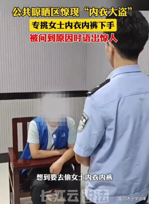 已婚男一个月内多次偷女士内衣被抓