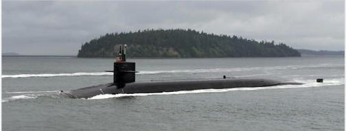 美战略核潜艇“肯塔基”驶离釜山港 下一站不得而知
