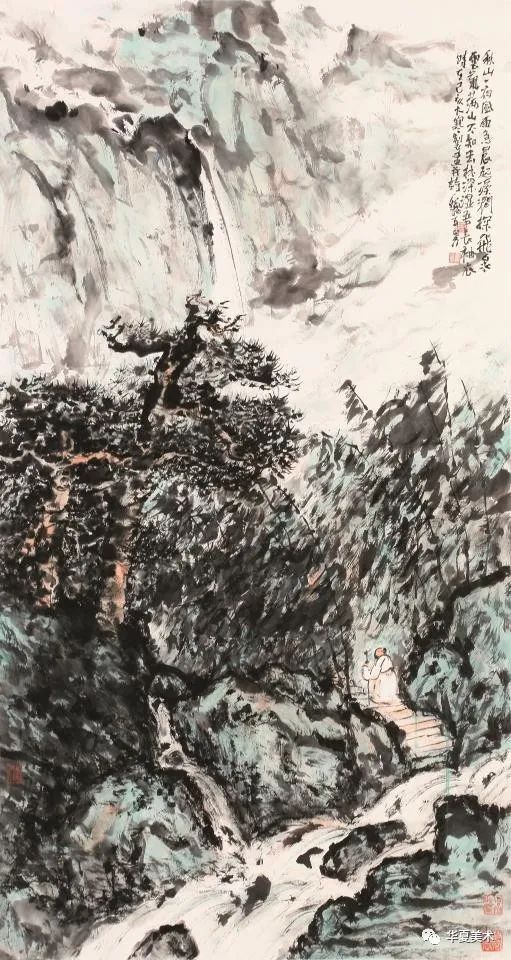 生活中处处存在美著名画家魏百勇诠释山水画的精髓