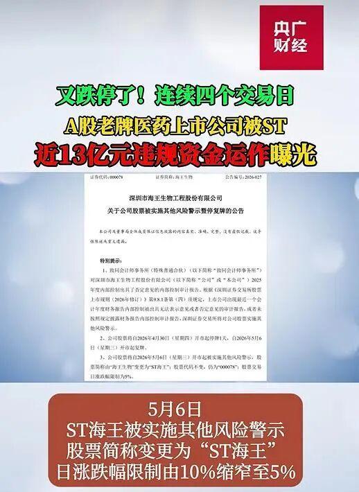 4年巨亏超44亿，近13亿违规资金被曝光，又一老牌药企走下神坛 昔日风光不再