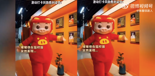 猪猪侠模仿樊振东胜利姿势 网友：这一幕太有趣了！