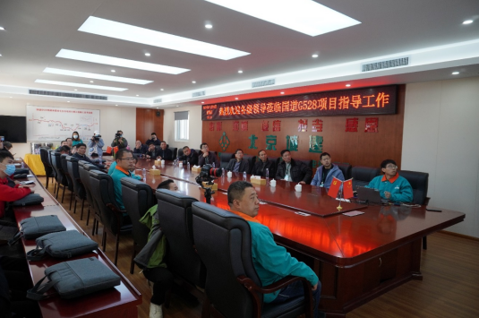 2021年南平市普通公路施工标准化现场观摩会 在政和国道G528项目举行