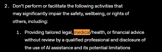 OpenAI 澄清：ChatGPT 未被禁止提供医疗和法律建议