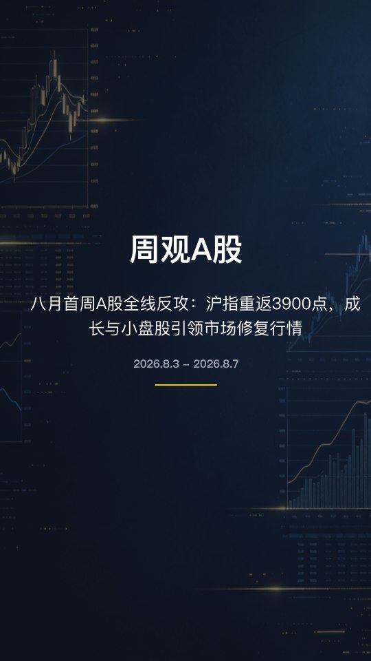 3900点收复、2.4万亿成交、百股涨停！8月行情变了？