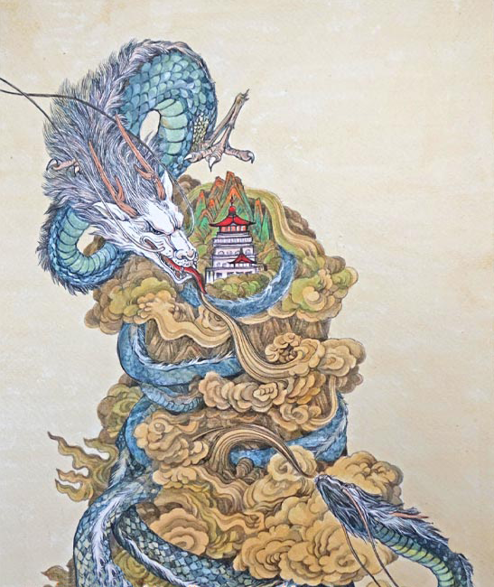 目犍连尊者降伏二龙王