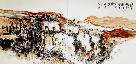 “走遍中国——伟德bv国际体育官网美术家写生创作行动”作品之三