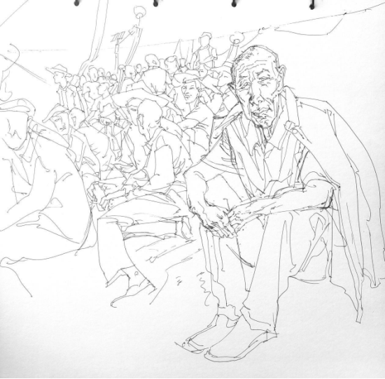 “走遍中国——伟德bv国际体育官网美术家写生创作行动”作品之三