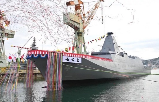 日本自卫队新型舰艇纷纷下水 军国主义贼心不死？
