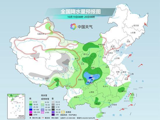 中东部大范围降水过程进入最强时段 强冷空气明起携大风降温登场 局地气温降幅超14℃