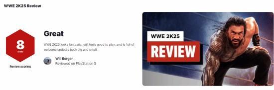 《WWE 2K25》IGN評8分