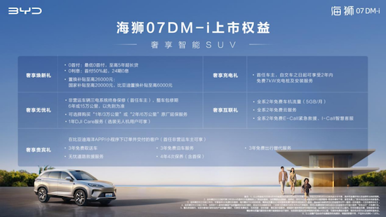 比亞迪海獅07DM-i上市 開啟家庭智慧出行新時代