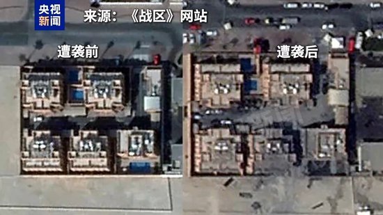 卡塔尔多哈遭以军袭击前后对比
