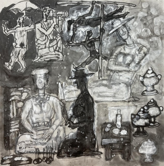 丝绸之路——杨晓阳丝路四十年美术创作暨文献展（新疆站）在新疆美术馆开幕