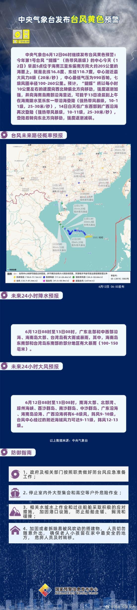 中央氣象臺(tái)發(fā)布臺(tái)風(fēng)黃色預(yù)警 最新動(dòng)態(tài)更新