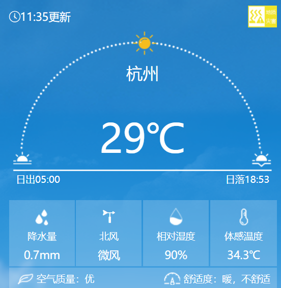 杭州湿度90% “出门感觉被牛舔了” 雨水任性闷热如影随形