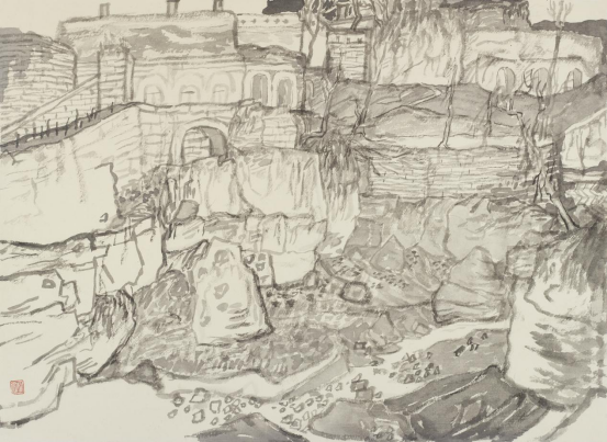 “走遍中国——伟德bv国际体育官网美术家写生创作行动”作品之三