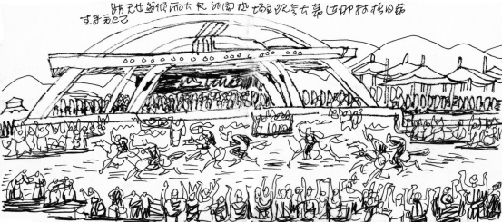 “走遍中国——伟德bv国际体育官网美术家写生创作行动”作品之一