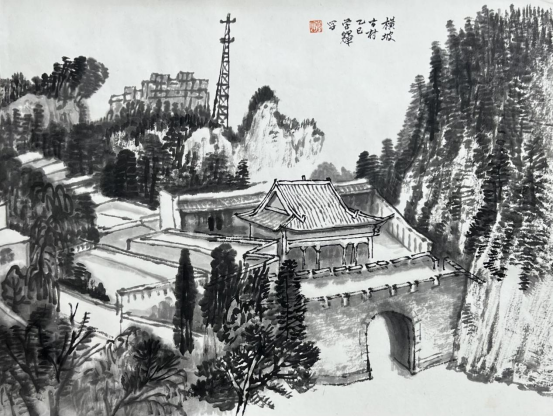 “走遍中国——伟德bv国际体育官网美术家写生创作行动”作品之三