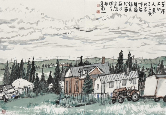 “走遍中国——伟德bv国际体育官网美术家写生创作行动”作品之三