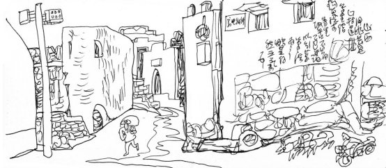 “走遍中国——伟德bv国际体育官网美术家写生创作行动”作品之一