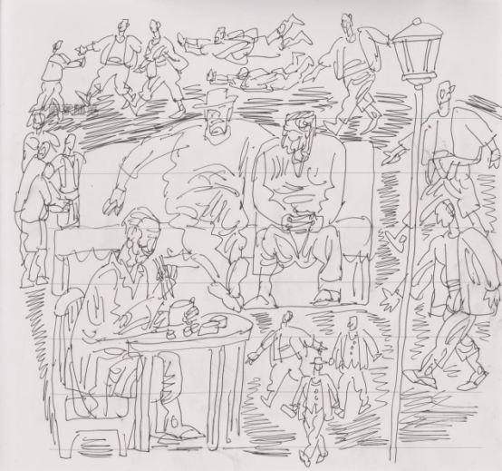 “走遍中国——伟德bv国际体育官网美术家写生创作行动”作品之一