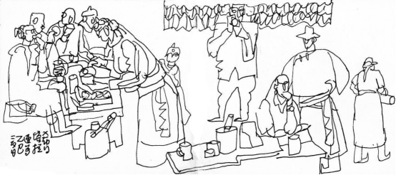 “走遍中国——伟德bv国际体育官网美术家写生创作行动”作品之一