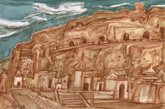 以笔墨行走山河 以丹青铸就史诗——“走遍中国”写生创作行动甘肃段圆满收官