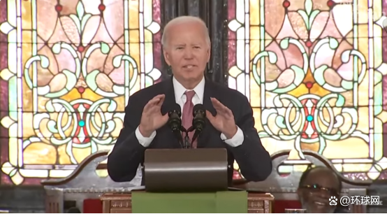 拜登演讲再被打断：反战人士喊“立即停火” 支持者回应“再干四年”