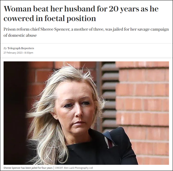  英前高官家暴丈夫20多年 进狱前邪魅一笑 