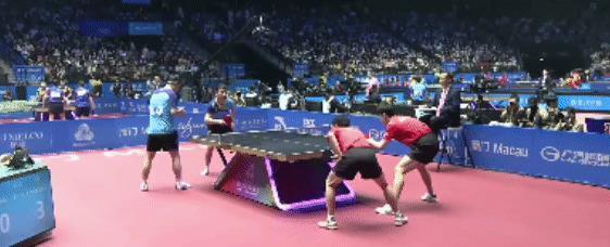 马龙3比1胜陈垣宇 老将回归掀讨论热潮