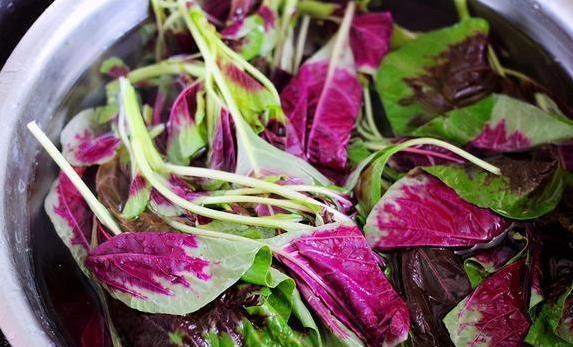 孩子爱上红菜泡饭，奶奶教我“油盐水”炒苋菜，3块钱吃出幸福味