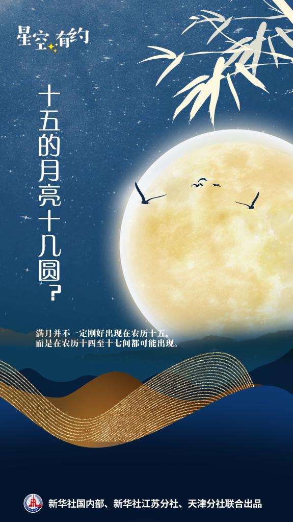 星空有约丨今年中秋“十五的月亮十五圆”