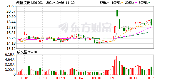 崧盛股份：前三季度实现营收6.52亿元 推出多款新品