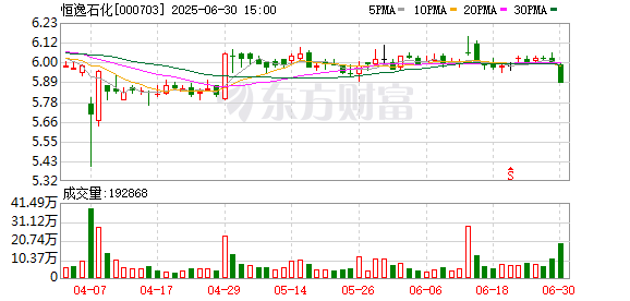 恒逸石化：6月30日召开董事会会议
