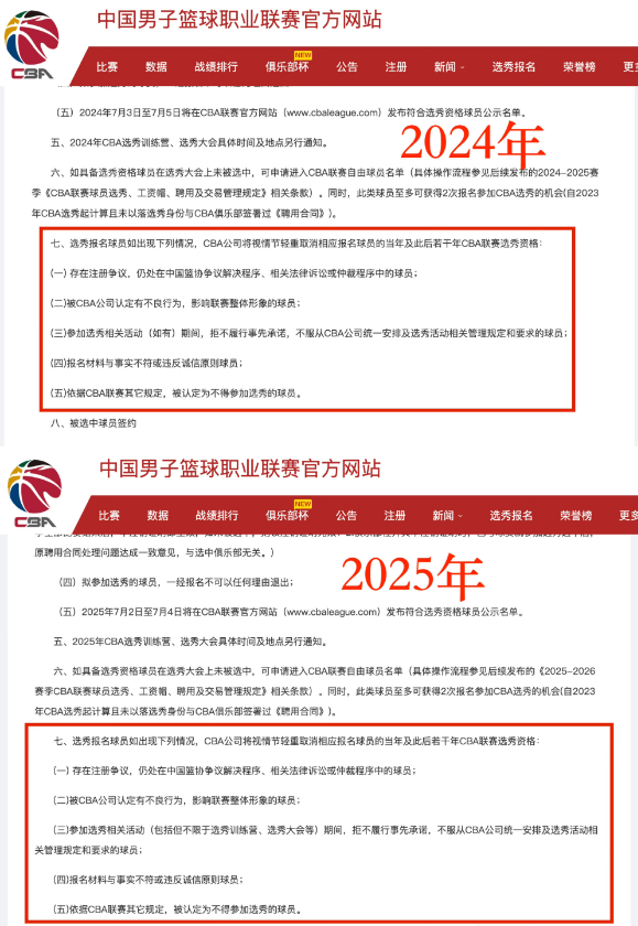 CBA制定“楊政條款”,？媒體人曬圖辟謠：這是假新聞 網(wǎng)友誤解引發(fā)熱議