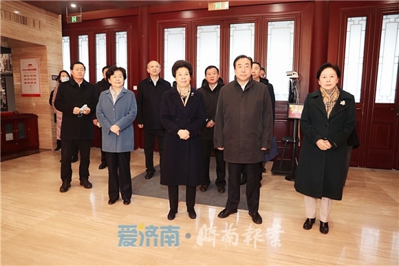 山东省政协主席葛慧君到济南调研，孙立成孙述涛雷杰等同行