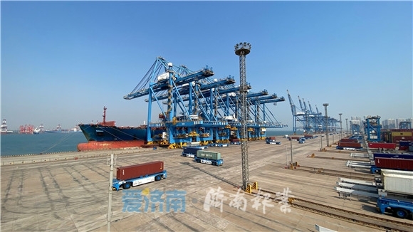 济南市委副书记市长孙述涛到山东省港口集团对接工作希望双方进一步