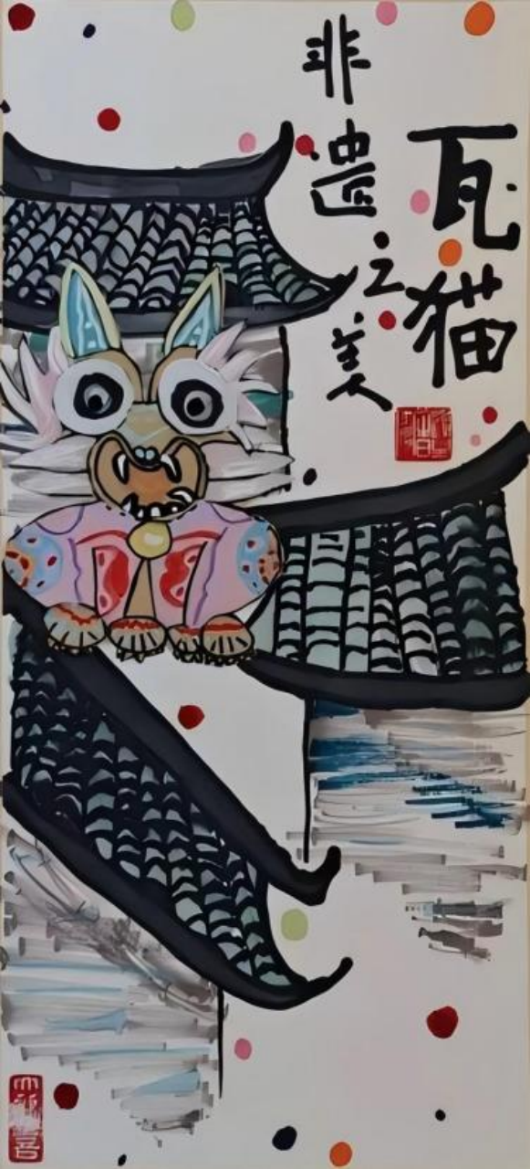 少儿画笔下的非遗生活画卷