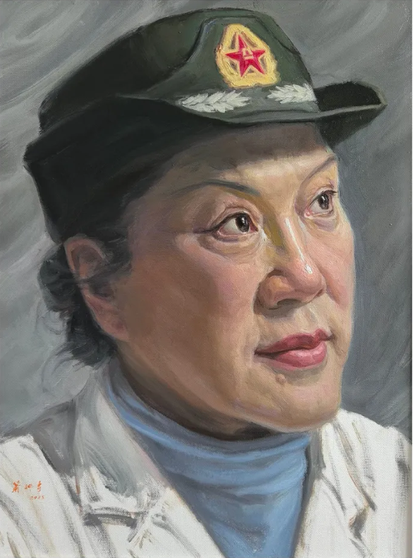 萧继东·《战地一把刀李华玲》 | 笔触丰润厚重，展现出巾帼英雄的气韵风华与无私大爱