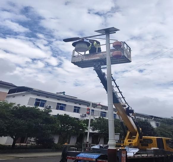 情暖湘赣红土地 路灯点亮振兴路——“情暖老区•点亮乡村”公益行动在井冈山市罗浮镇启动