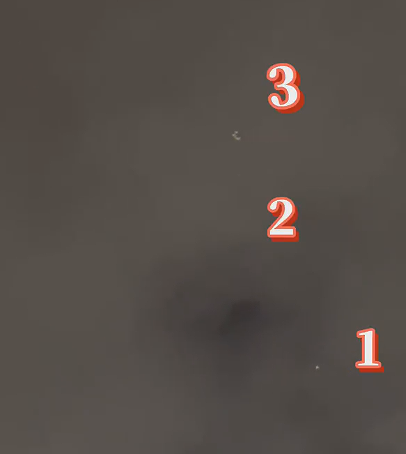 深圳夜空现不明发光飞行物 共有三个大小不一 突然就消失了