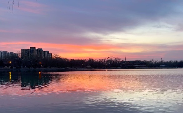 北京绝美晚霞温柔又浪漫