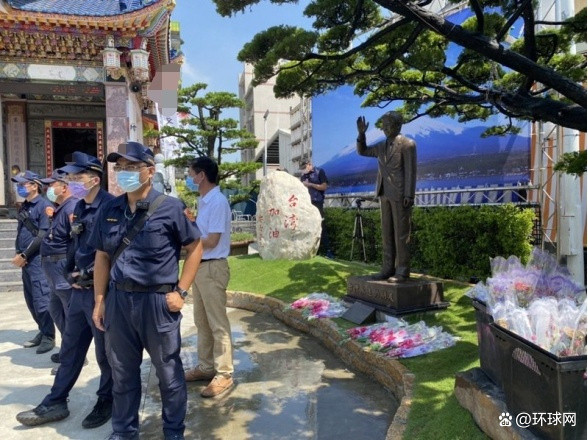 台团体抗议高雄为安倍晋三设铜像 现场高喊：日本人的鬼，滚回日本去